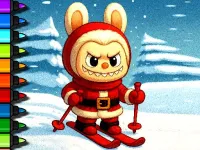 Easy Coloring Labubu Time play free